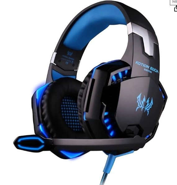 Headset Gamer Kotion Each G2000 Azul Led