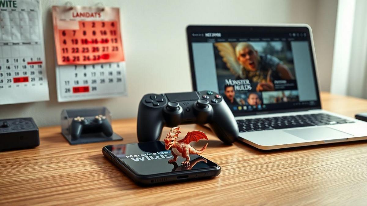 Como eu acompanho a data de lançamento do Monster Hunter Wilds