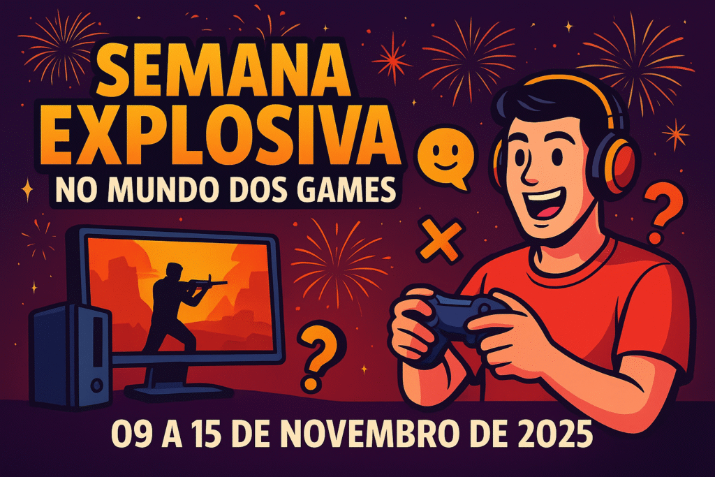 Semana Explosiva no Mundo dos Games (09 a 15 de Novembro de 2025)