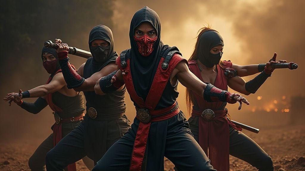 Como eu apresento os personagens icônicos do Mortal Kombat