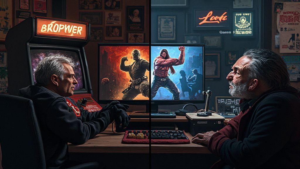 Como eu comparo Mortal Kombat original com versões modernas