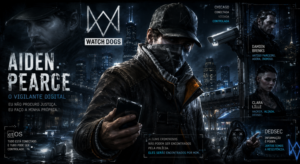 Tudo sobre o personagem Aiden Pearce (Watch Dogs)