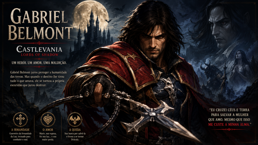 Tudo sobre o personagem Gabriel Belmont (Castlevania Lords of Shadow)