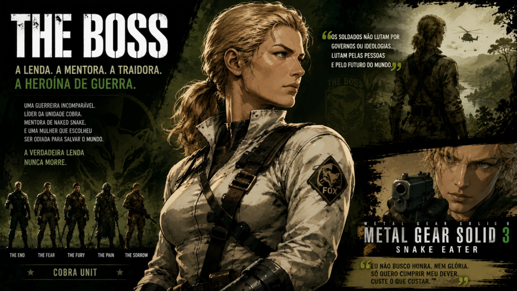 Tudo sobre o personagem The Boss (Metal Gear Solid 3 Snake Eater)