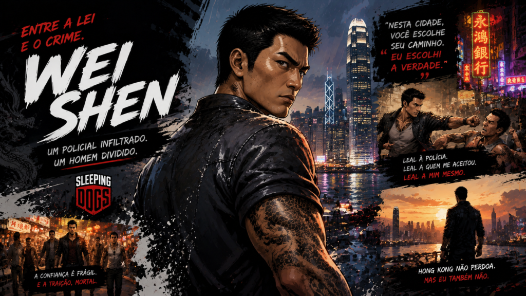 Tudo sobre o personagem Wei Shen (Sleeping Dogs)